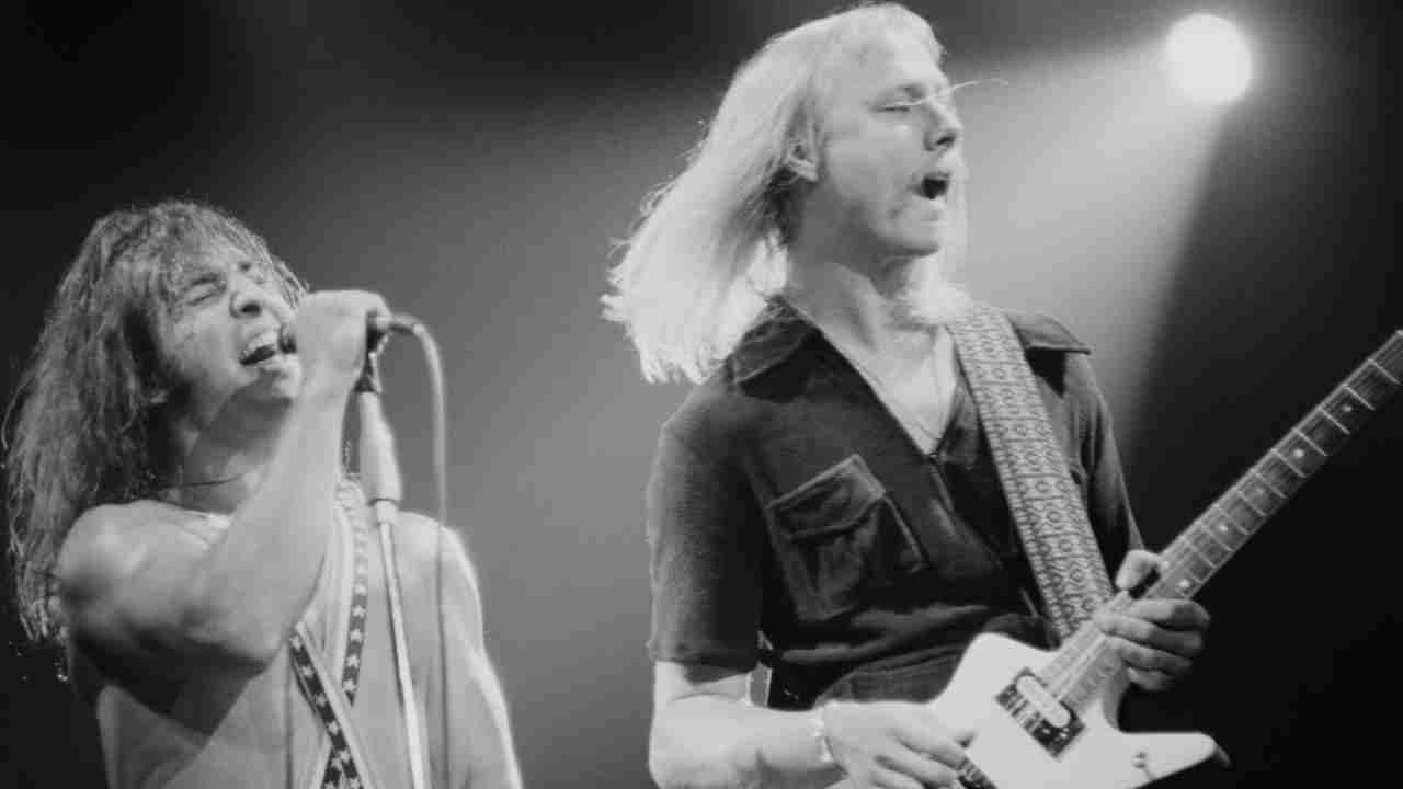 Kansas performing onstage in the 1970s