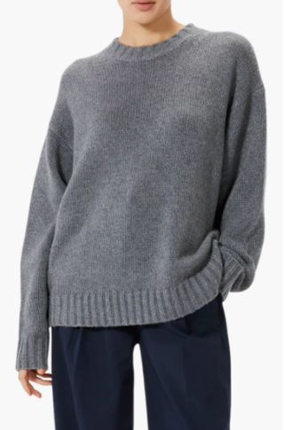 Sophie Rue Easy Crewneck Cashmere & Wool Sweater