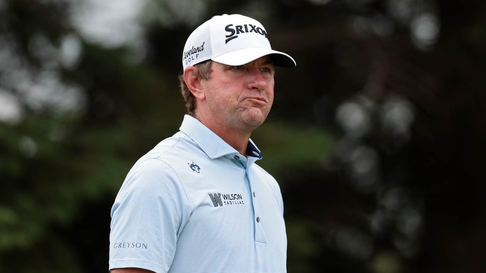 Lucas Glover looks into the distance