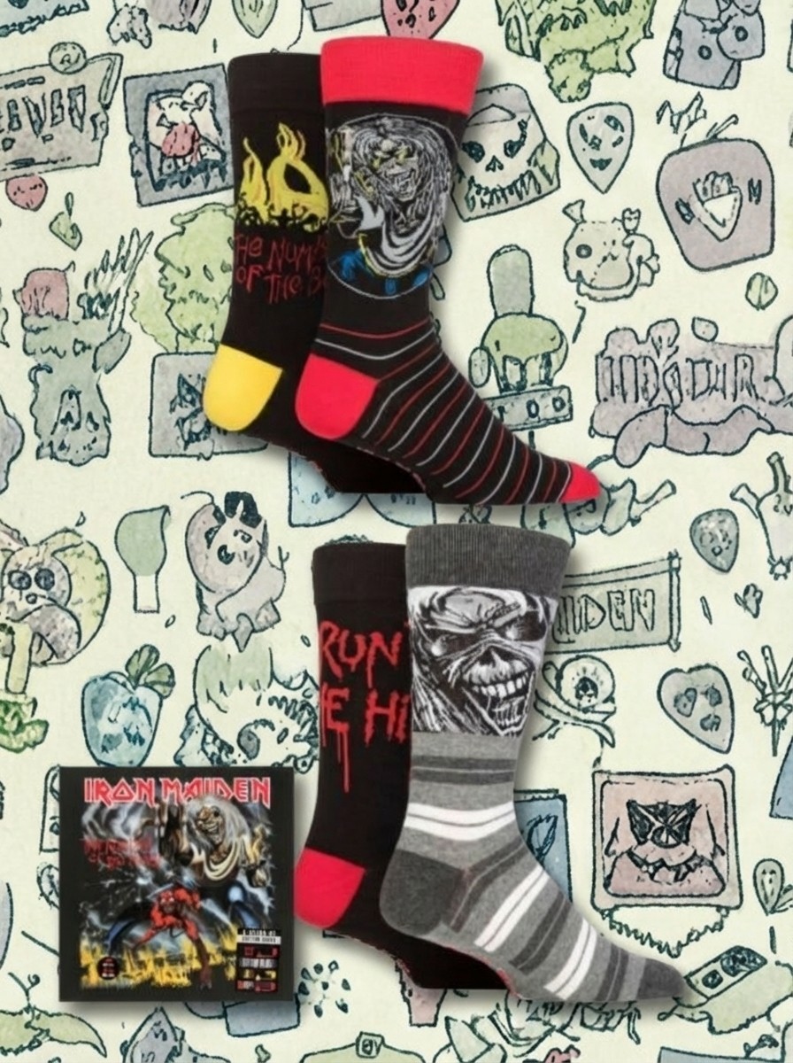 Iron Maiden Number Of The Beast Socks