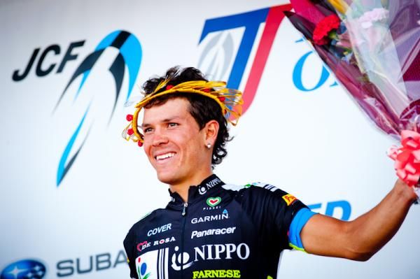 The stage winner, Julian David Arredondo (Team NIPPO)