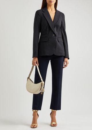 Classic Dickey Stretch-Wool Blazer