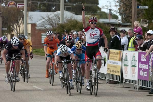 Number one: Scott Law (Virgin Blue/RBS Morgans) takes out stage five of the tour in Lake Boga.