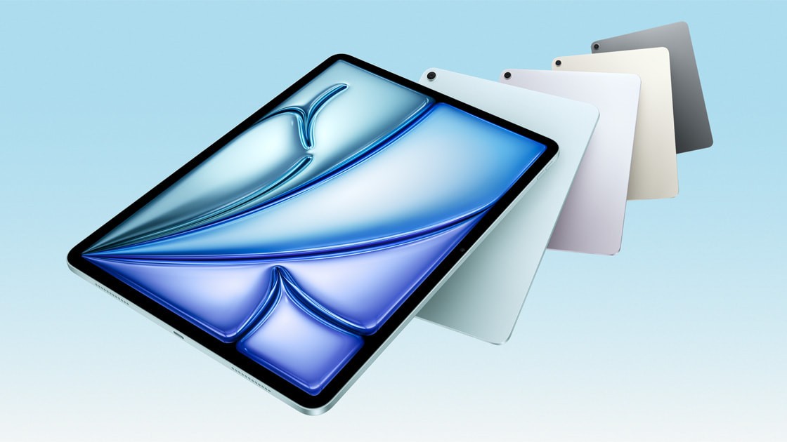 iPad Air (2025) lifestyle render