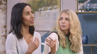 Interior Design Masters Michelle Ogundehin with designer Abigail Ahern