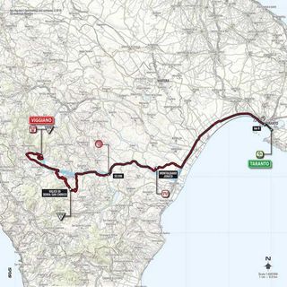 2014 Giro d'Italia map for stage 5