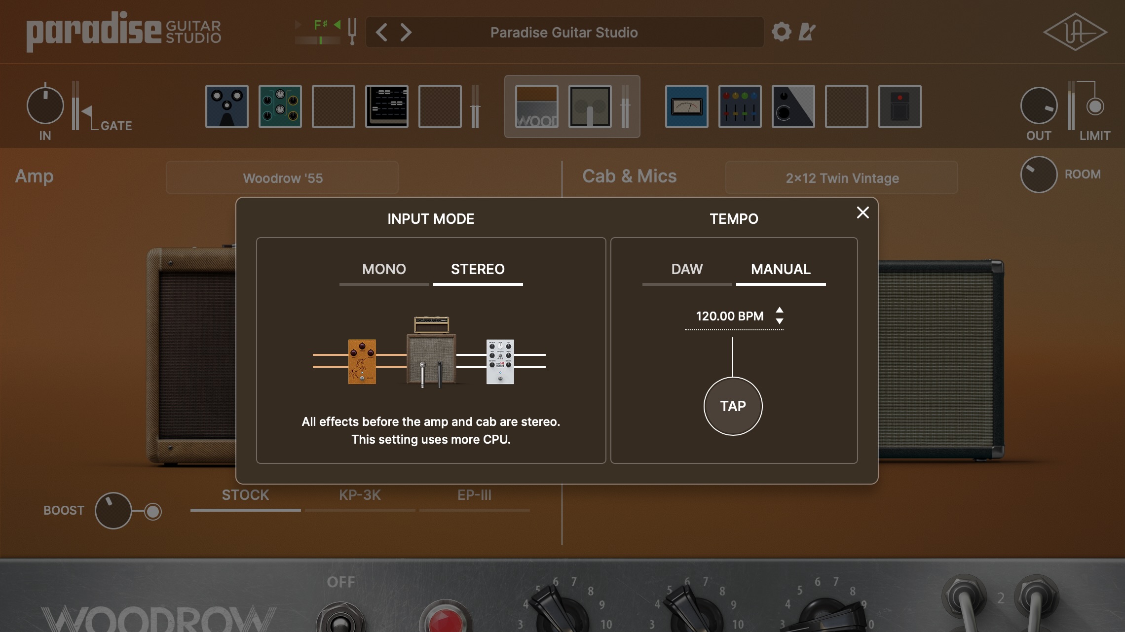 Universal Audio Paradise Guitar Studio