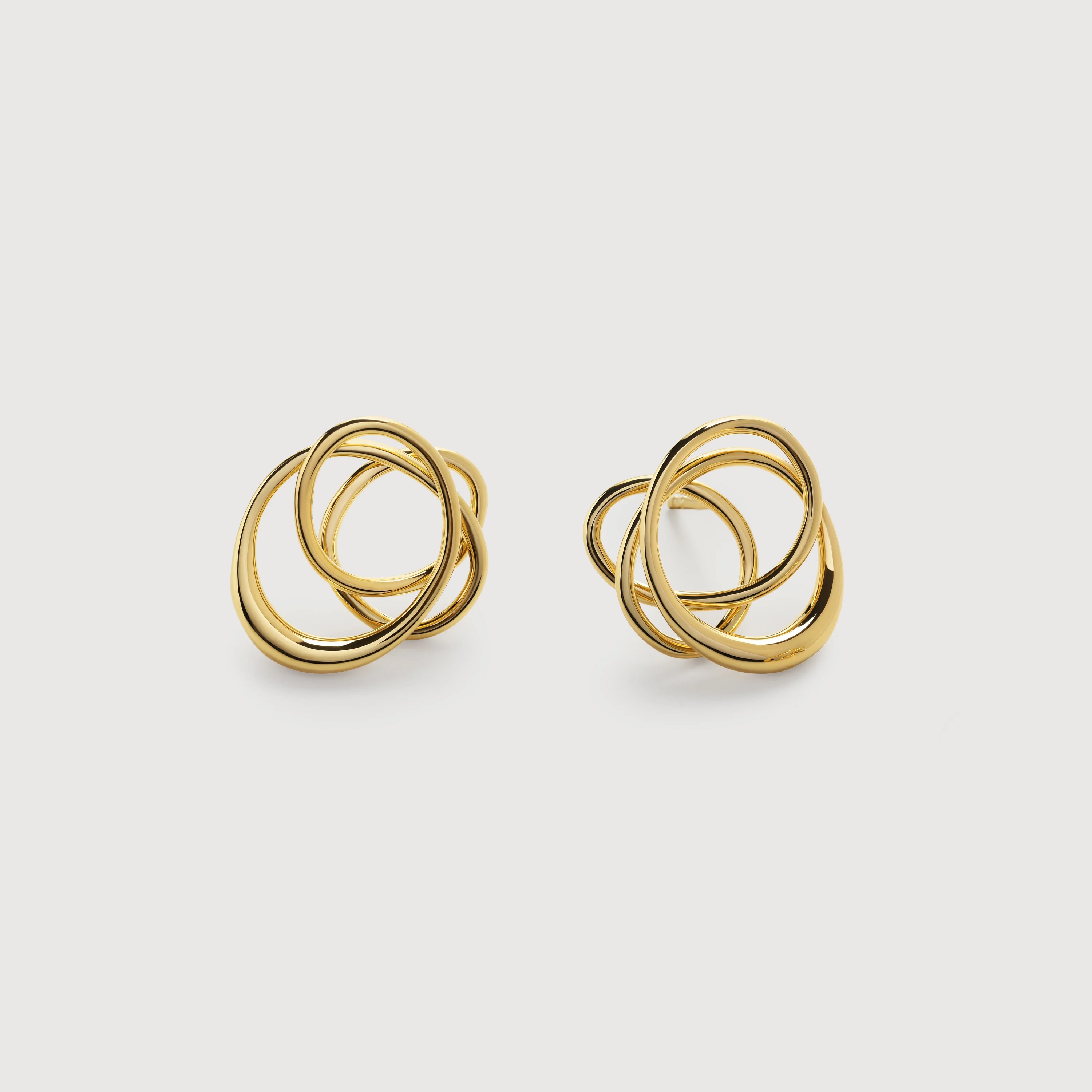 Monica Vinader, Nura Wrap Stud Earrings