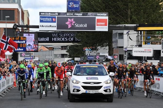 The final stage of the Arctic Race of Norway gets underway