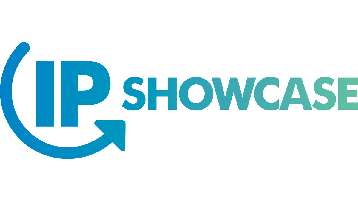 The IP Showcase logo, which heads to NAB 2023. 