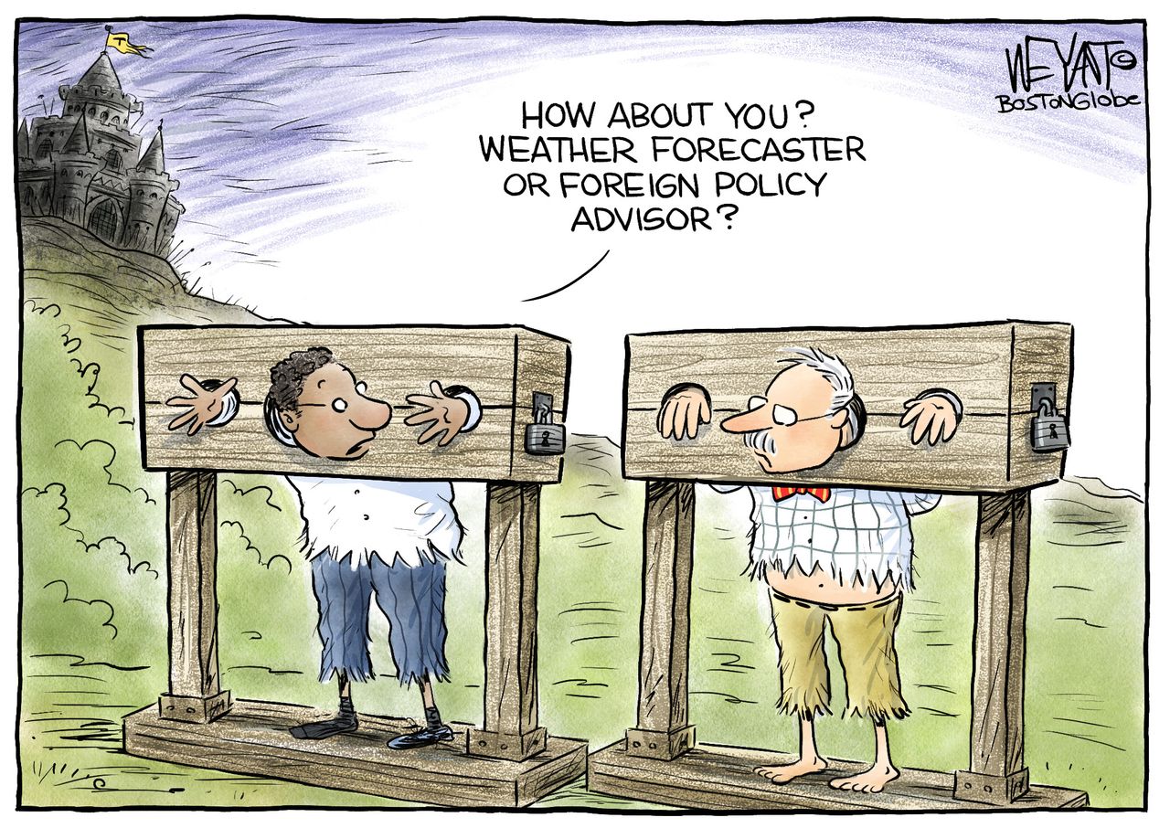 Political Cartoon U.S. Trump NOAA foreign policy