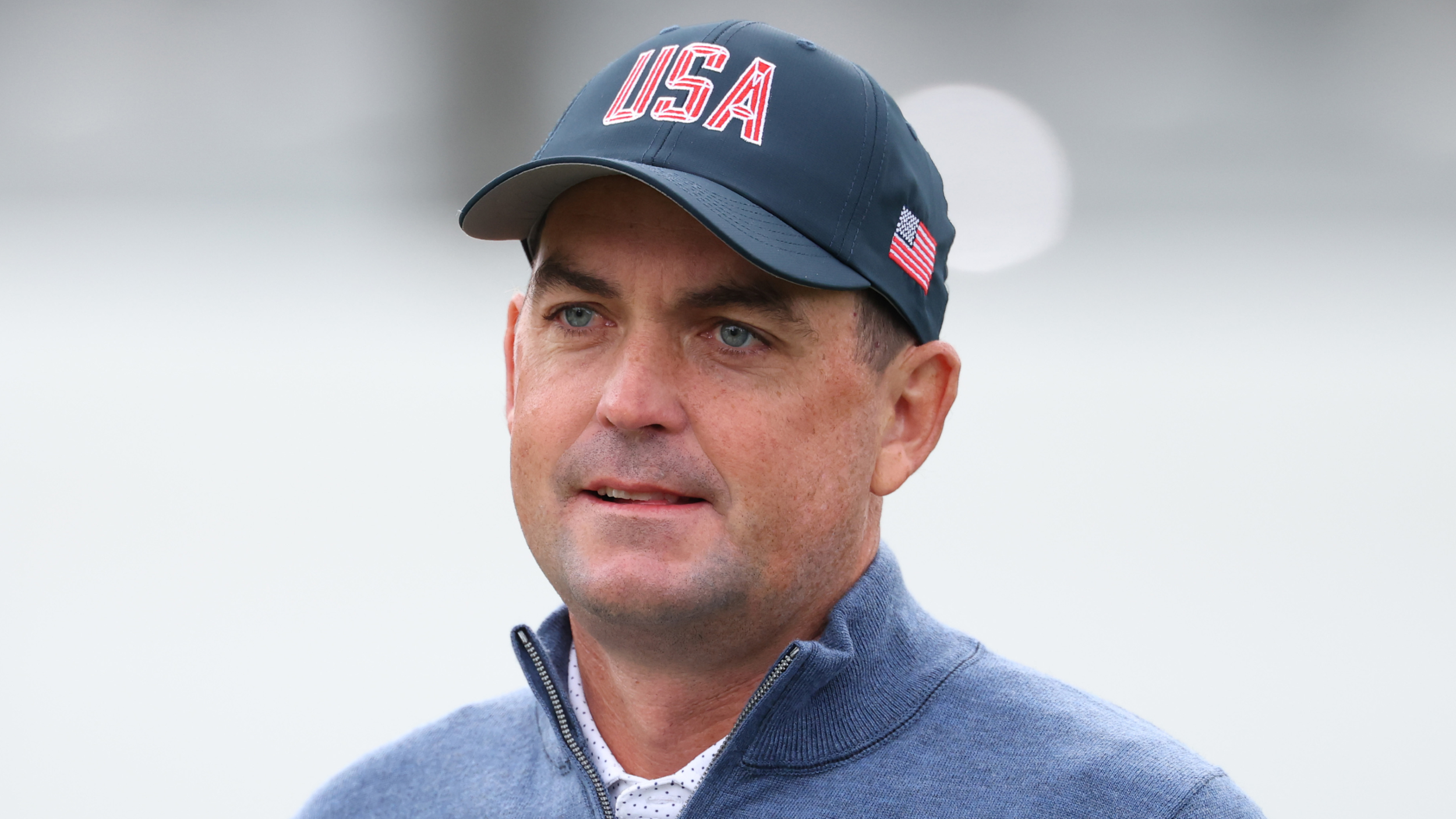 Keegan Bradley during the Presidents Cup