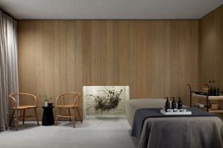 The Bothy by Wildsmith at Heckfield Place treatment room