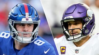 (L to R) Daniel Jones and Kirk Cousins will face off in the Giants vs Vikings live stream
