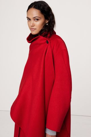 Banana Republic Oversized Double-Faced Cape Coat