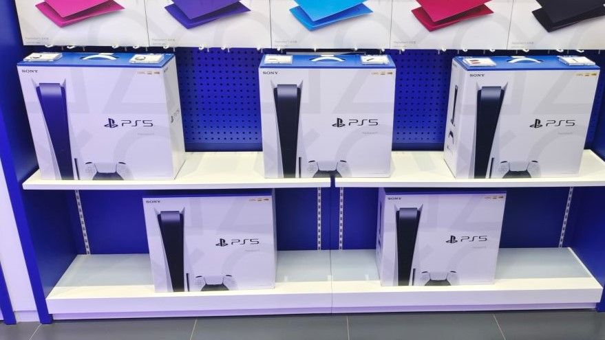 A SONY PlayStation console store is seen in Shanghai, China, on Aug 25, 2022.