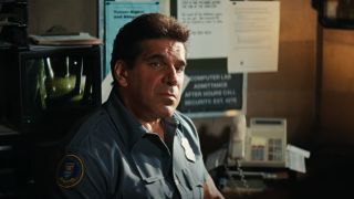 Lou Ferrigno sits with a questioning look in The Incredible Hulk,