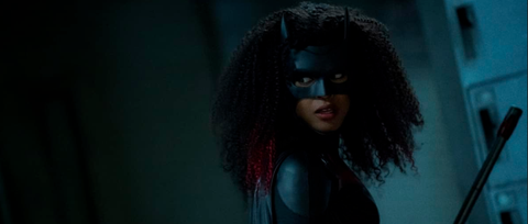 Javicia Leslie as Batwoman.