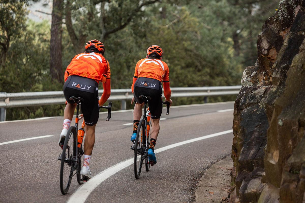 Rally Cycling at the team's training camp in Castellon de la Plana, Spain
