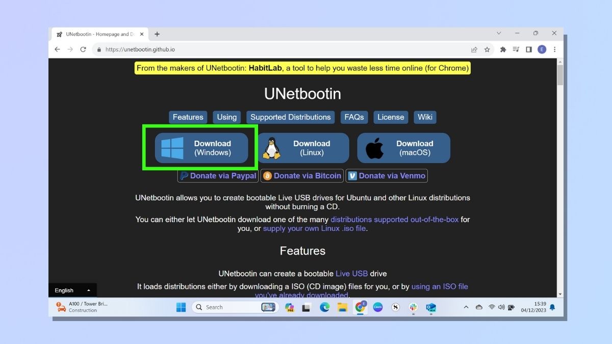 Снимок экрана, показывающий, как установить Linux через USB — установка программного обеспечения