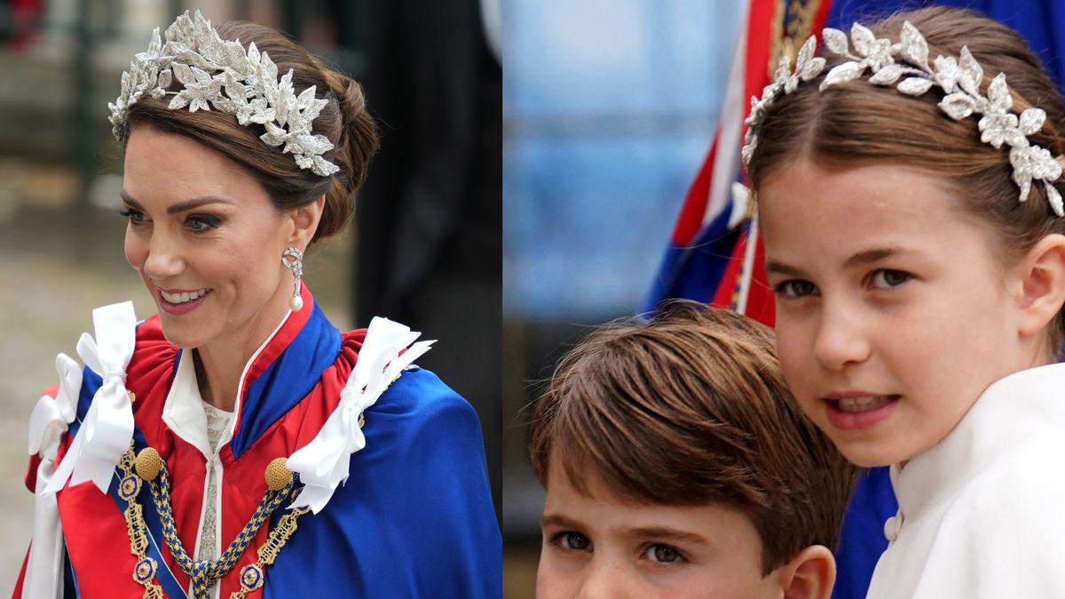 Charlotte Wore the Miniature Version of Princess Catherine's Floral ...