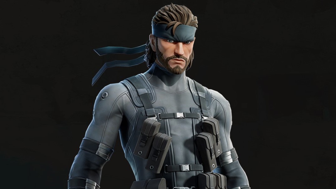 ستاره متال گیر سالید Solid Snake در کنار جعبه علامت تجاری خود به Fortnite می آید
