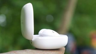 Side view of Samsung Galaxy Buds Live.