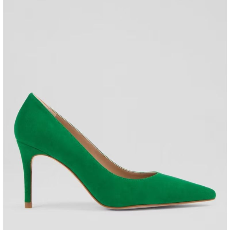 LK Bennett , Floret Suede Pointed Court Shoes
