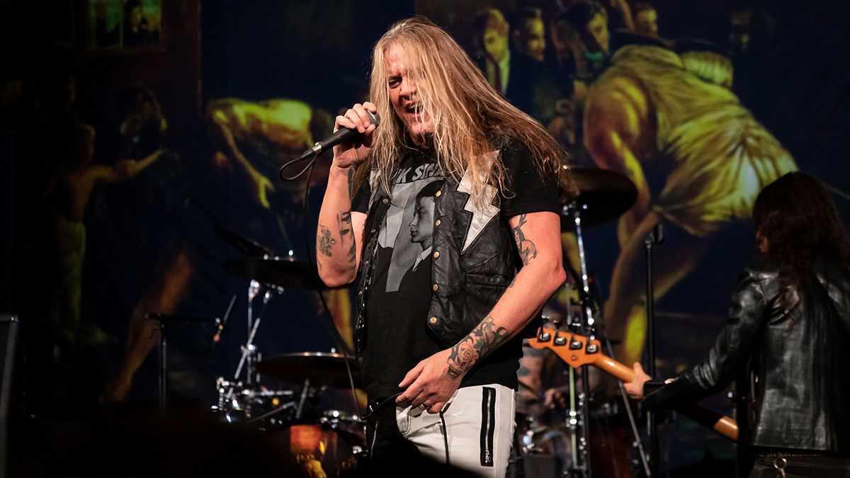 Sebastian Bach performs at August Hall on December 6, 2021 in San Francisco, California