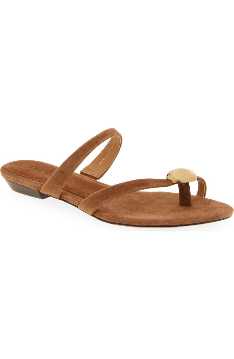The Mila Hardware Toe Loop Slide Sandal