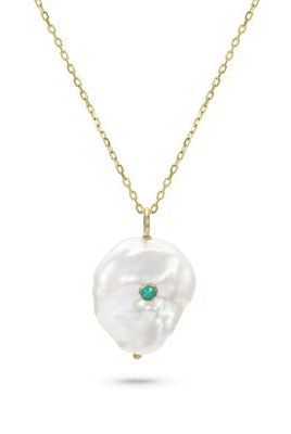 White Space Kenna Birthstone Pearl Necklace