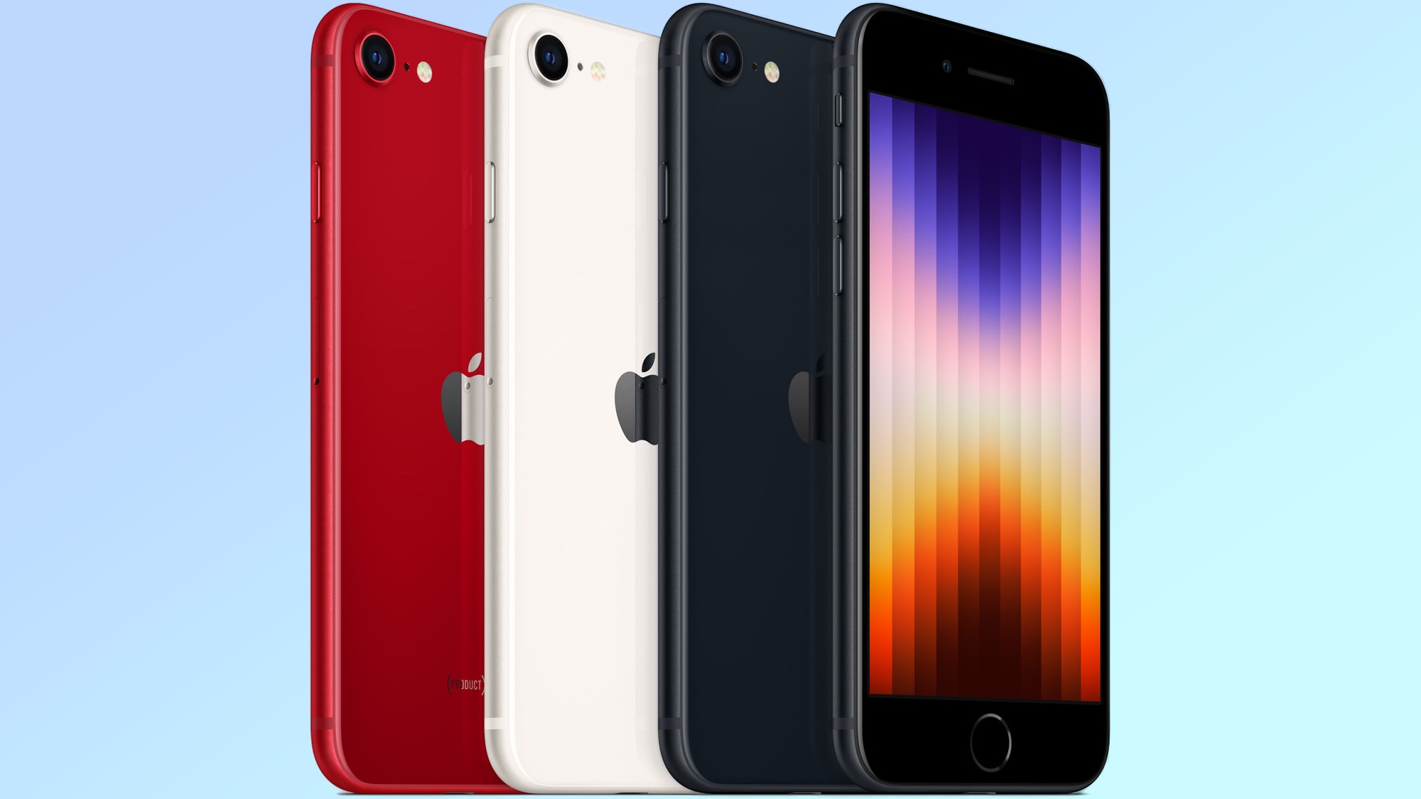 iPhone SE front and back colors