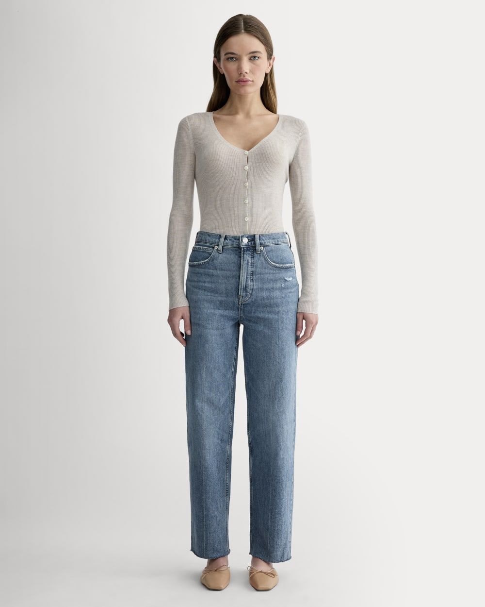 The Way-High® Jean | Distressed | 27.5” Inseam - 23