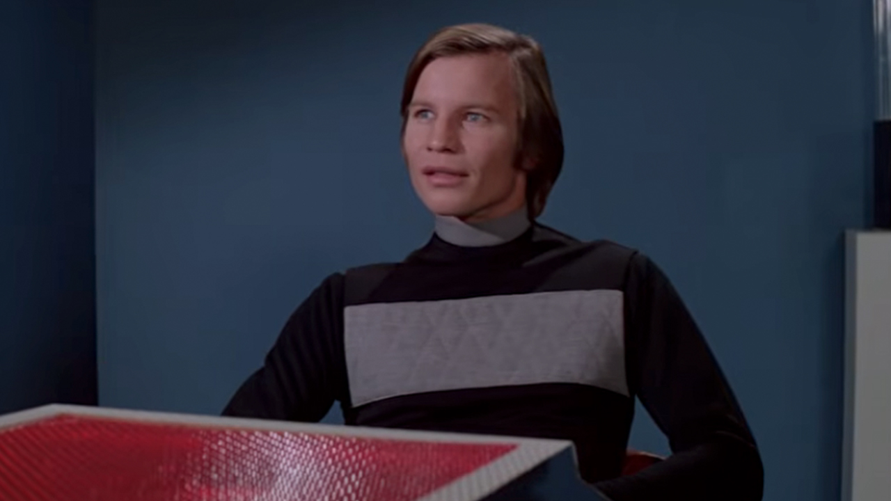 Michael York as Logan in Logan's Run.