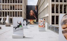 Australia Art Grand Tour: artworks on display outside buildings