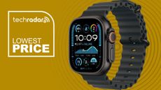 Apple Watch Ultra 2 in Black on deals banner