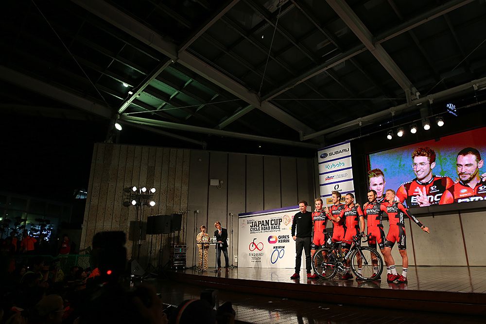 BMC Racing at 2016 Japan Cup team presentation