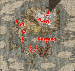 Elden Ring deathroot locations gurranq