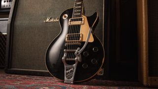 A 1959 Gibson Les Paul Standard with a unique Factory Black finish