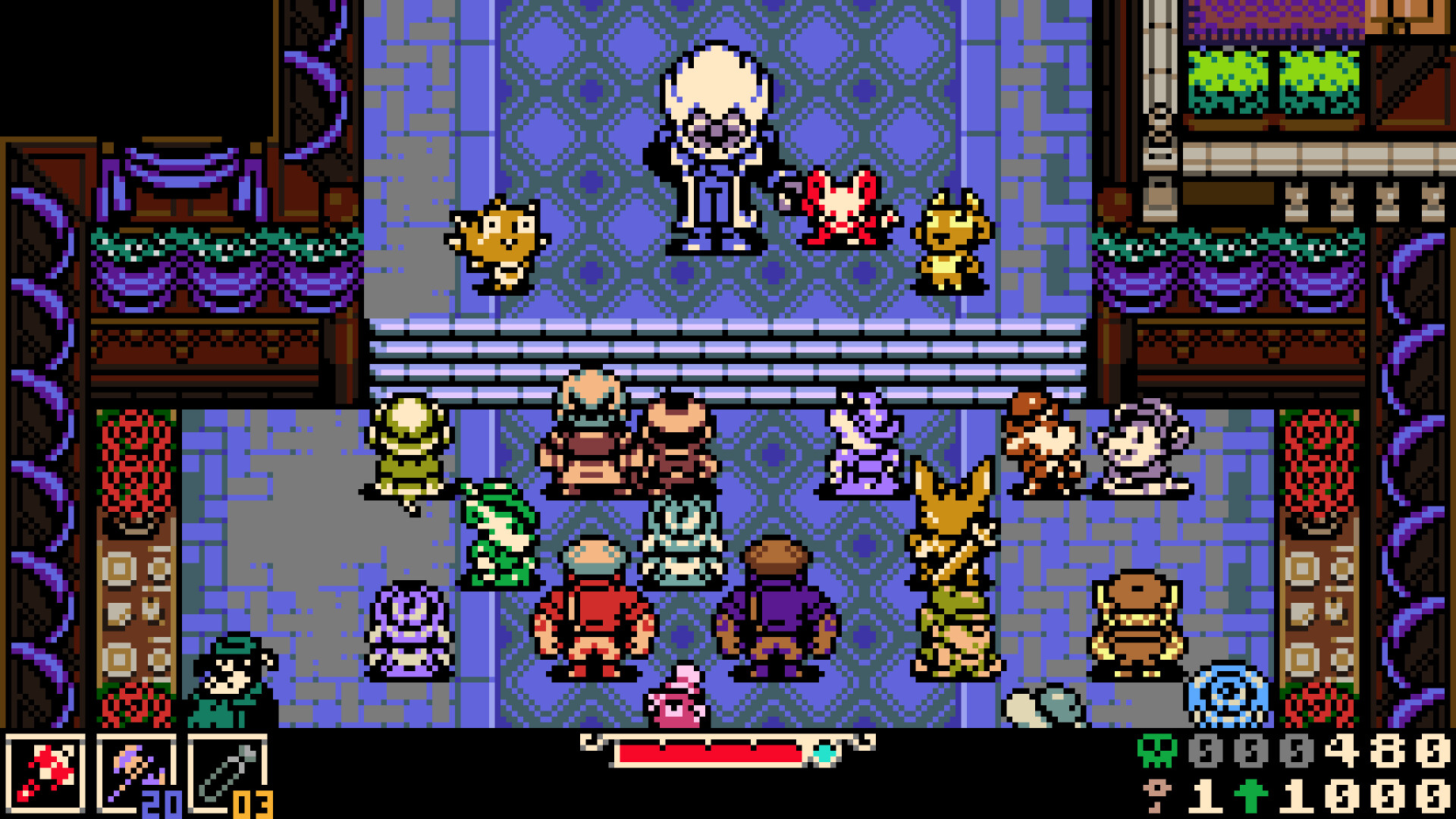 A screenshot of the upcoming Switch game, Mina the Hollower.