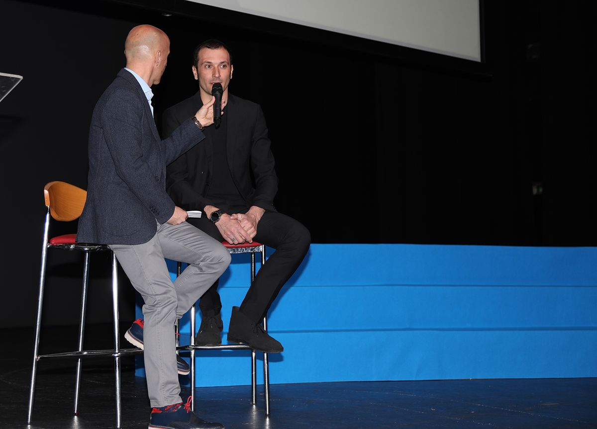 Ivan Basso at the Polartec-Kometa team presentation