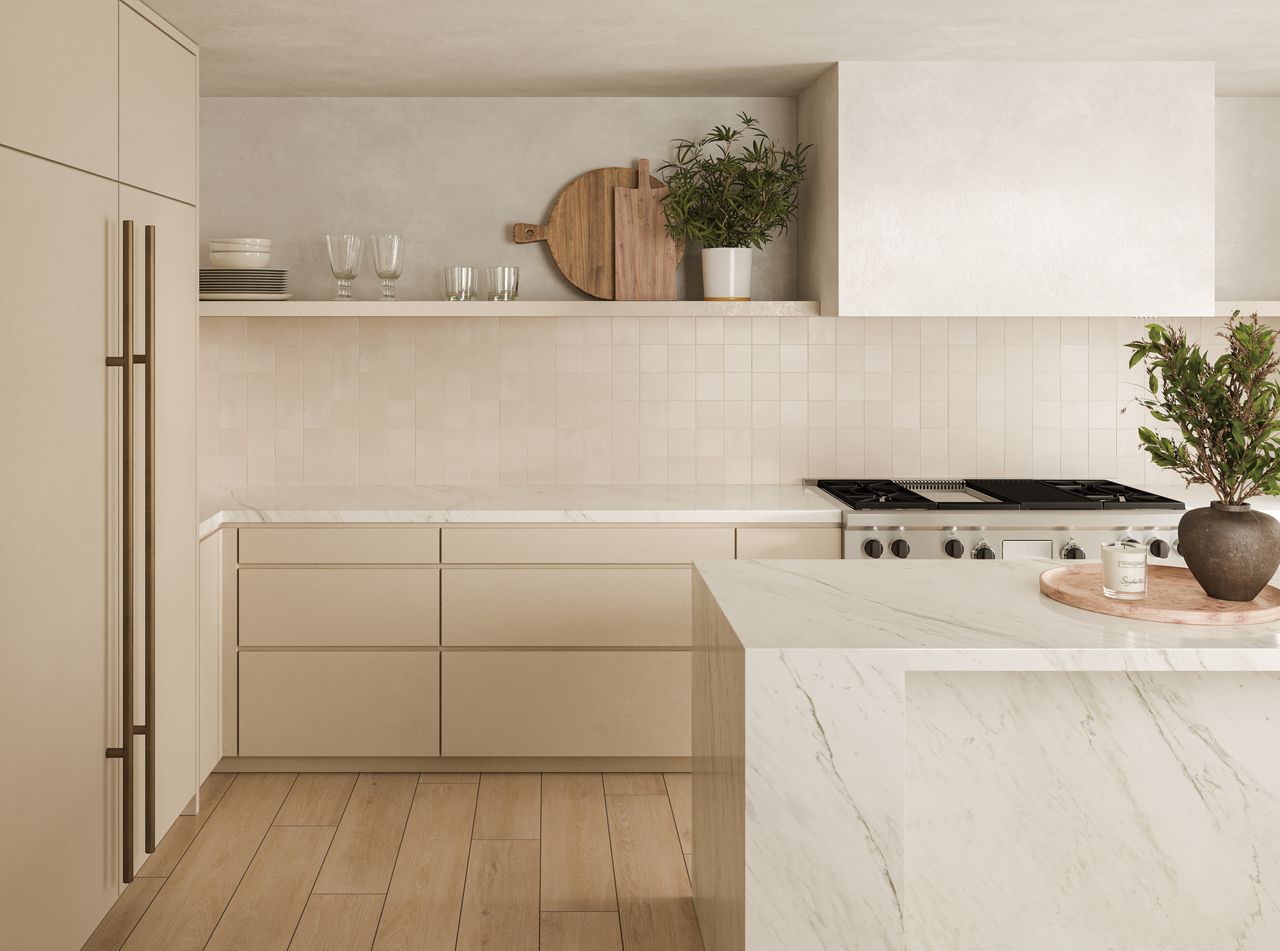 modern cream kitchen