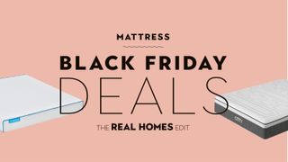 Black Friday mattress deals graphic in pink