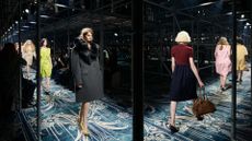 Prada A/W 2025 runway at Milan Fashion Week A/W 2025