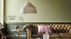 Designers favorite green paint colors in a dining room