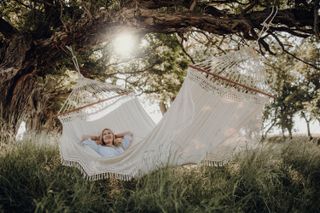 bohemian garden ideas: hammock from AMAZONAS
