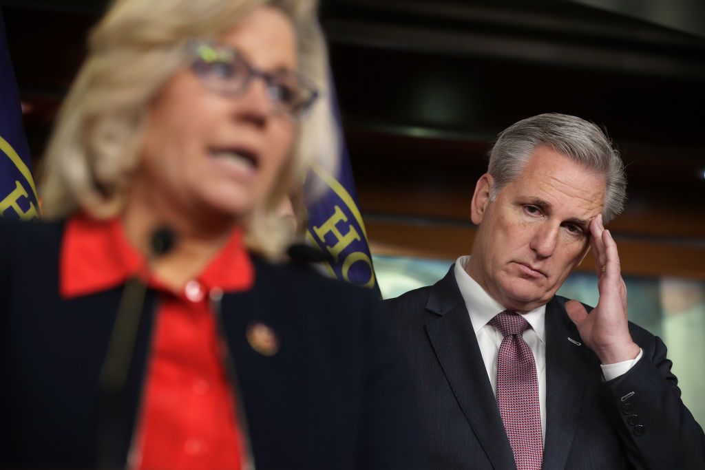 Liz Cheney, Kevin McCarthy.