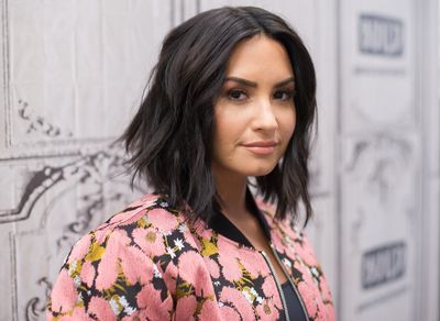 new york, ny march 20 demi lovato attends build series to discuss smurfs the lost village at build studio on march 20, 2017 in new york city photo by mike pontfilmmagic