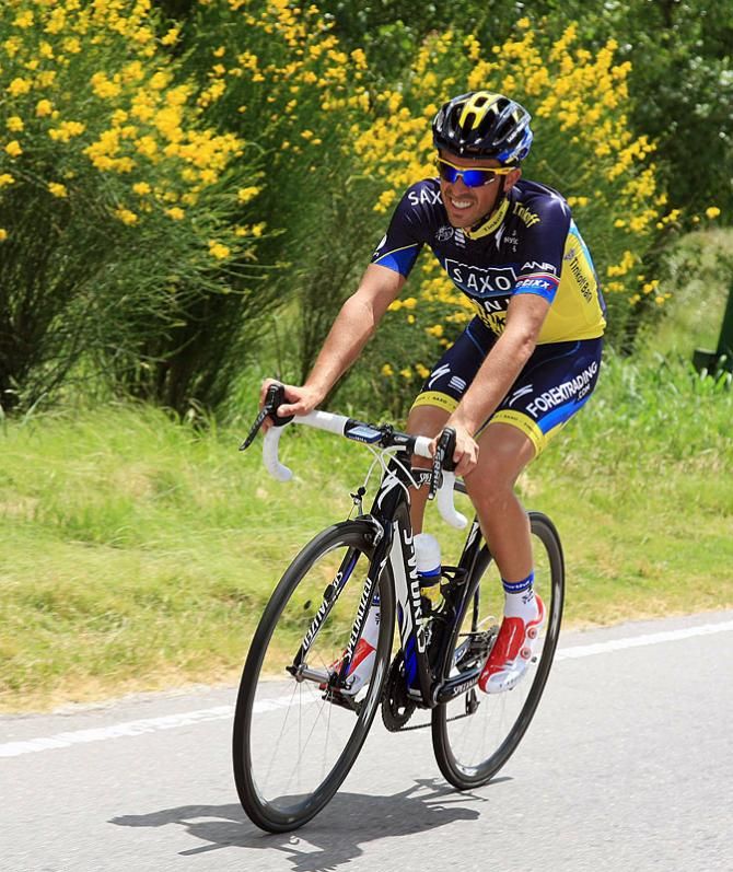 Alberto Contador (Team Saxo-Tinkoff) on a training ride in Argentina where he will start his season next week at the Tour de San Luis.