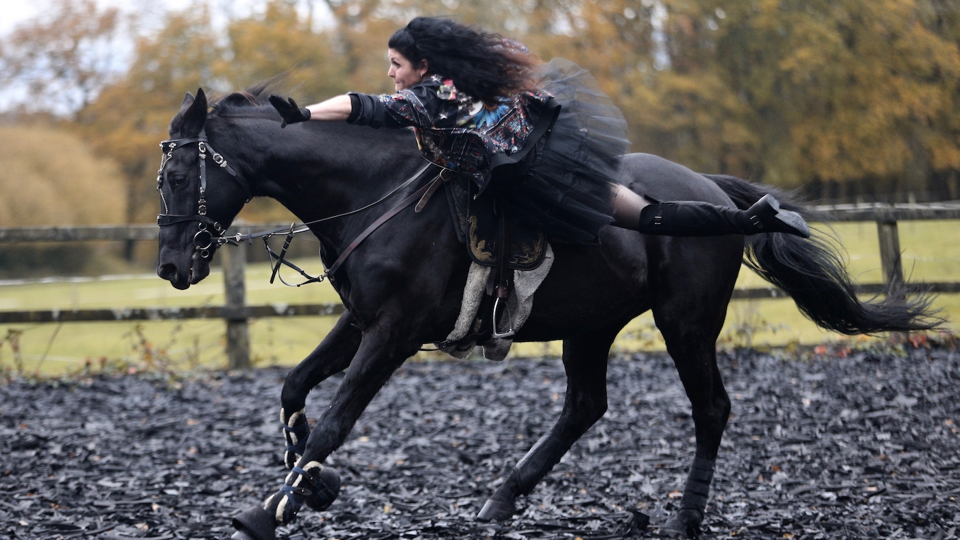 Trick-riding for Cinderella Horseback Pantomime